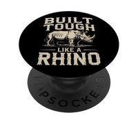 Rhino Build Tough Like A Rhino Animal PopSockets Adhesive PopGrip