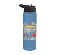 Rhino Built Tough Like A Rhino Stainless Steel Insulated Water Bottle