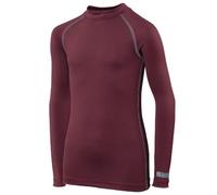Rhino Childrens Boys Long Sleeve Thermal Underwear Base Layer Vest Top (LY-XLY) (Maroon)