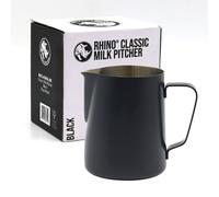 Rhino Classic Milk Pitcher 450ml/15oz (Lavender) - Stainless Steel | Use with Your Coffee Machine or Frother for a Latte or Flat White
