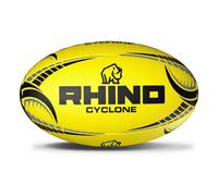 Rhino Cyclone Rugby Ball Fluorescent Yellow (4)