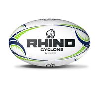Rhino Cyclone Rugby Ball White 4