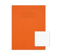 Rhino Exercise Book 10mm Square 80P 9x7 Orange (Pack of 100) VC46834