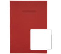 Rhino Exercise Book 13 x 9 cm Plain Stapled Side Bound Manila Soft Cover White 48 Pages Pack of 50