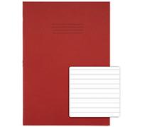Rhino Exercise Book 13 x 9 cm Ruled Stapled Side Bound Manila Soft Cover White 40 Pages Pack of 100