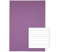 Rhino Exercise Book 13 x 9 cm Ruled Stapled Side Bound Manila Soft Cover White 40 Pages Pack of 100