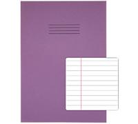 Rhino Exercise Book 13 x 9 cm Ruled Stapled Side Bound Manila Soft Cover White 48 Pages Pack of 50