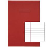 Rhino Exercise Book 13 x 9 cm Ruled Stapled Side Bound Manila Soft Cover White 48 Pages Pack of 50