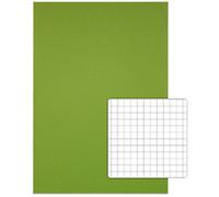 Rhino Exercise Book 13 x 9 cm Squared Stapled Side Bound Manila Soft Cover White 40 Pages Pack of 100