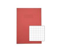 Rhino Exercise Book 64 Page S10 A4 Red (Pack of 50) VC12595
