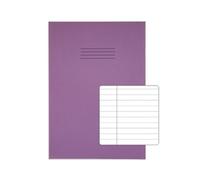 Rhino Exercise Book 80 Page F8M A4+ Purple (Pack of 50) VDU080-214-4
