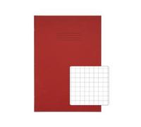 Rhino A4+ Exercise Books 80 Page S10 Red (Pack of 50) VDU080-301-8