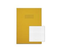 Rhino Exercise Book 80 Page S7 A4 Yellow (Pack of 50) VEX668-1175-6
