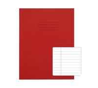 Rhino Exercise Book 8mm Ruled 80 Pages 9x7 Red (Pack of 100) VC46631