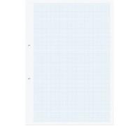 Rhino Exercise Book A4 Graph Stapled Side Bound Manila Soft Cover White Pack of 5