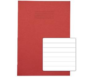 Rhino Exercise Book A4 Ruled Stapled Side Bound Manila Soft Cover White 32 Pages Pack of 100