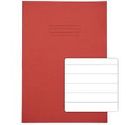 Rhino Exercise Book A4 Ruled Stapled Side Bound Manila Soft Cover White 48 Pages Pack of 100
