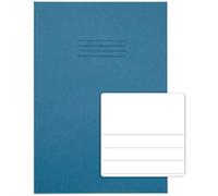 Rhino Exercise Book A4 Ruled Stapled Side Bound Manila Soft Cover White 64 Pages Pack of 50