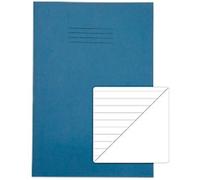 Rhino Exercise Book A4 Ruled Stapled Side Bound Manila Soft Cover White 64 Pages Pack of 50