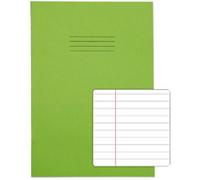 Rhino Exercise Book A4 Ruled Stapled Side Bound Manila Soft Cover White 64 Pages Pack of 50