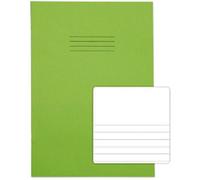 Rhino Exercise Book A4 Ruled Stapled Side Bound Manila Soft Cover White 64 Pages Pack of 50