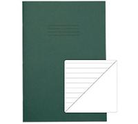 Rhino Exercise Book A4 Ruled Stapled Side Bound Manila Soft Cover White 80 Pages Pack of 50