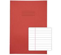 Rhino Exercise Book A4 Ruled Stapled Side Bound Manila Soft Cover White 96 Pages Pack of 50