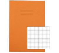 Rhino Exercise Book A4 Squared Stapled Side Bound Manila Soft Cover White 48 Pages Pack of 100