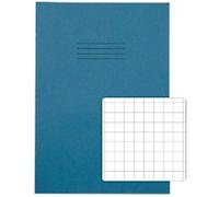 Rhino Exercise Book A4 Squared Stapled Side Bound Manila Soft Cover White 80 Pages Pack of 50