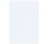 Rhino Exercise Book A4 Squared Stapled Side Bound Manila Soft Cover White Pack of 5