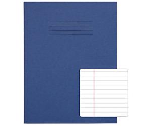 Rhino Exercise Book A5+ Ruled Stapled Side Bound Manila Dark Blue Not perforated 80 Pages Pack of 100