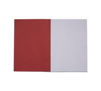 Rhino A4+ Exercise Books Plain 48 Pages Red Pack of 50 VDU048-010-0