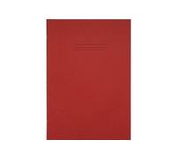 Rhino Exercise Book Plain 48 Pages A4+ Red (Pack of 50) VDU048-010-0