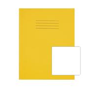 Rhino Exercise Book Plain 80 Pages 9x7 Yellow (Pack of 100) VC48990