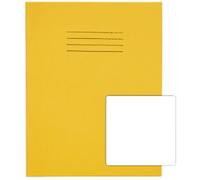 Rhino Exercise Book Plain Stapled Side Bound Manila Soft Cover White 80 Pages Pack of 100