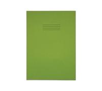 Rhino Exercise Book 8mm Ruled with Margin 80 Pages A4+ Light Green (Pack of 50) VDU080-238-6