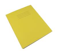 Rhino Exercise Books 8” x 6.5 “ 48 Pages Plain Unruled Yellow Cover - Single (EX342448-01)