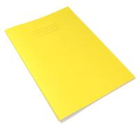 Rhino Exercise Books A4 64 Pages 7mm Squares Yellow Cover - Single (EX67772-01)