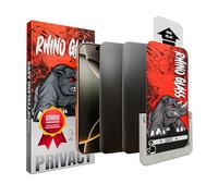 Rhino Glass 2-Pack Easy Install Privacy Screen Protector for iPhone 16 6.1″ [True 28°Anti Spy] [Scratch-Resistant 9H Tempered Glass] Gen 3 - with Alignment Frame