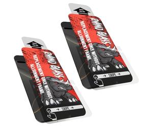 Rhino Glass 2-Pack Easy Install Privacy Screen Protector for iPhone 16 Plus 6.7″ [True 28°Anti Spy] [Scratch-Resistant 9H Tempered Glass] Gen 3 - Refill for Rhino Frame