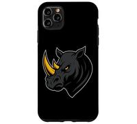 Rhino Head Power Graphic Strong Jungle Art Case for iPhone 11 Pro Max