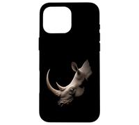 Rhino Head Wild Animal Savanna Africa Art Case for iPhone 16 Pro Max
