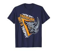Rhino I'm aTreasure not a Trophy T-Shirt, Men, Navy Blue, Large