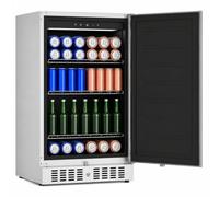 Rhino LD145 Outdoor Kitchen Fridge 125L Stainless Steel Drinks Cooler - IP24 Outdoor Rated