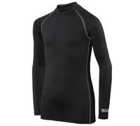 Rhino Long Sleeve Thermal Underwear Base Layer Vest Top in Black | Size: 5-6 Years Rhino Black 5-6 Years