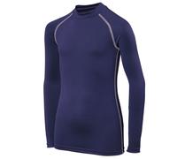 Rhino Long Sleeve Thermal Underwear Base Layer Vest Top in Navy | Size: 5-6 Years Rhino Navy 5-6 Years