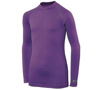 Rhino Long Sleeve Thermal Underwear Base Layer Vest Top in Purple | Size: 5-6 Years Rhino Purple 5-6 Years