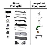 Rhino Black Van Ladder for the Maxus Deliver 9 (2020+) [Note: Only Suitable for Models with High Roof (H2)] Heavy Duty Anti-slip Steps (With Fixing Kit)