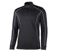 Rhino Mens Seville 1/4 Zip Midlayer Sports Top/Long Sleeved Tee RW4412