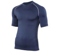 Rhino Men's Sports Base Layer Short Sleeve T-Shirt in Black | Size: Large/XL Rhino Black L/XL